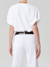 CITIZENS OF HUMANITY Gia Bubble Tee in Soft White – Image 2