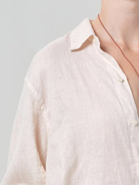 CITIZENS OF HUMANITY Kayla Shrunken Shirt in Pale Stone - 4