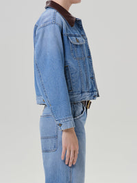 CITIZENS OF HUMANITY Skylar Denim Jacket in Sunlit – Image 3