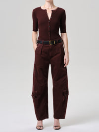 CITIZENS OF HUMANITY Wren Cardigan in Mahogany – Image 5