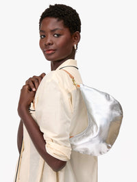 CLARE V. Lune - Lamba Bag in Silver - 2