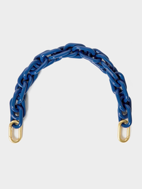 French Blue Resin Shortie Strap by CLARE V.-FRENCH BLUE-AMY Atelier