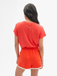 CLARE V. Le Jogging Short in L'orange – Image 3