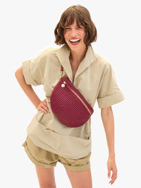 CLARE V. Plummy Grande Fanny Rattan in PLUMMY – Image 2