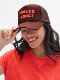 CLARE V. Trucker Hat - Voulez-Vous in Chocolate – Image 2