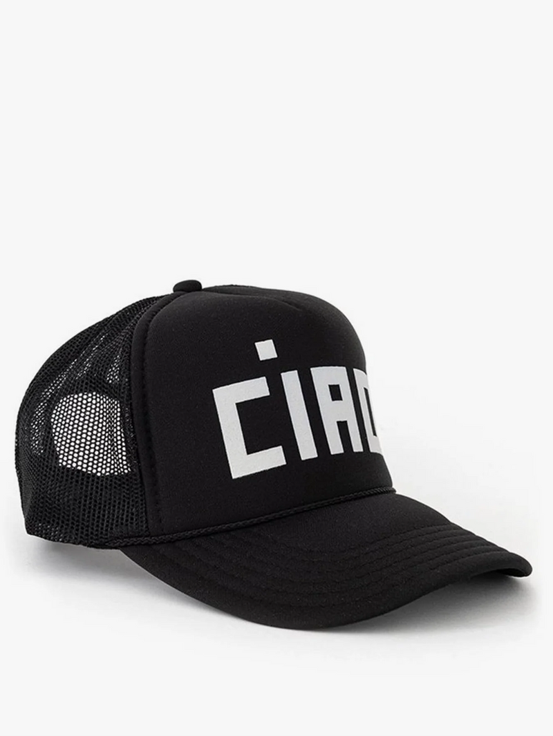 Ciao Trucker Hat in Black