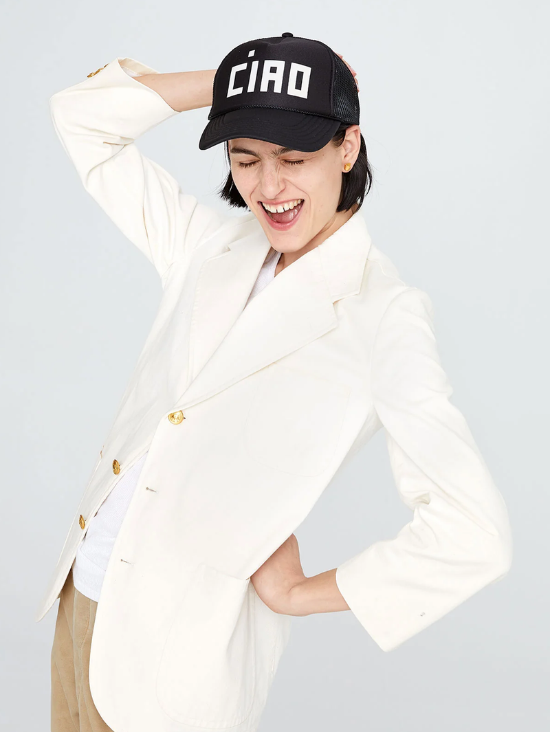 Ciao Trucker Hat in Black