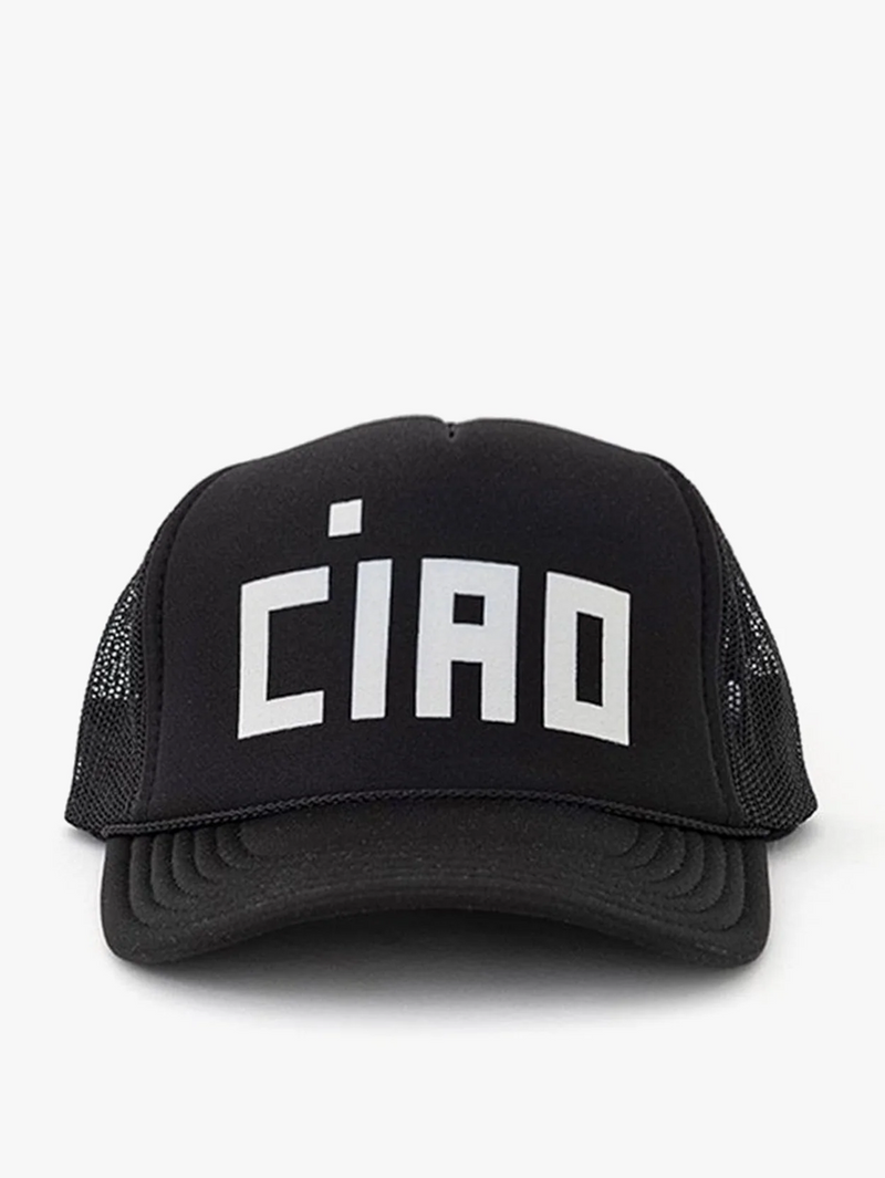 Ciao Trucker Hat in Black