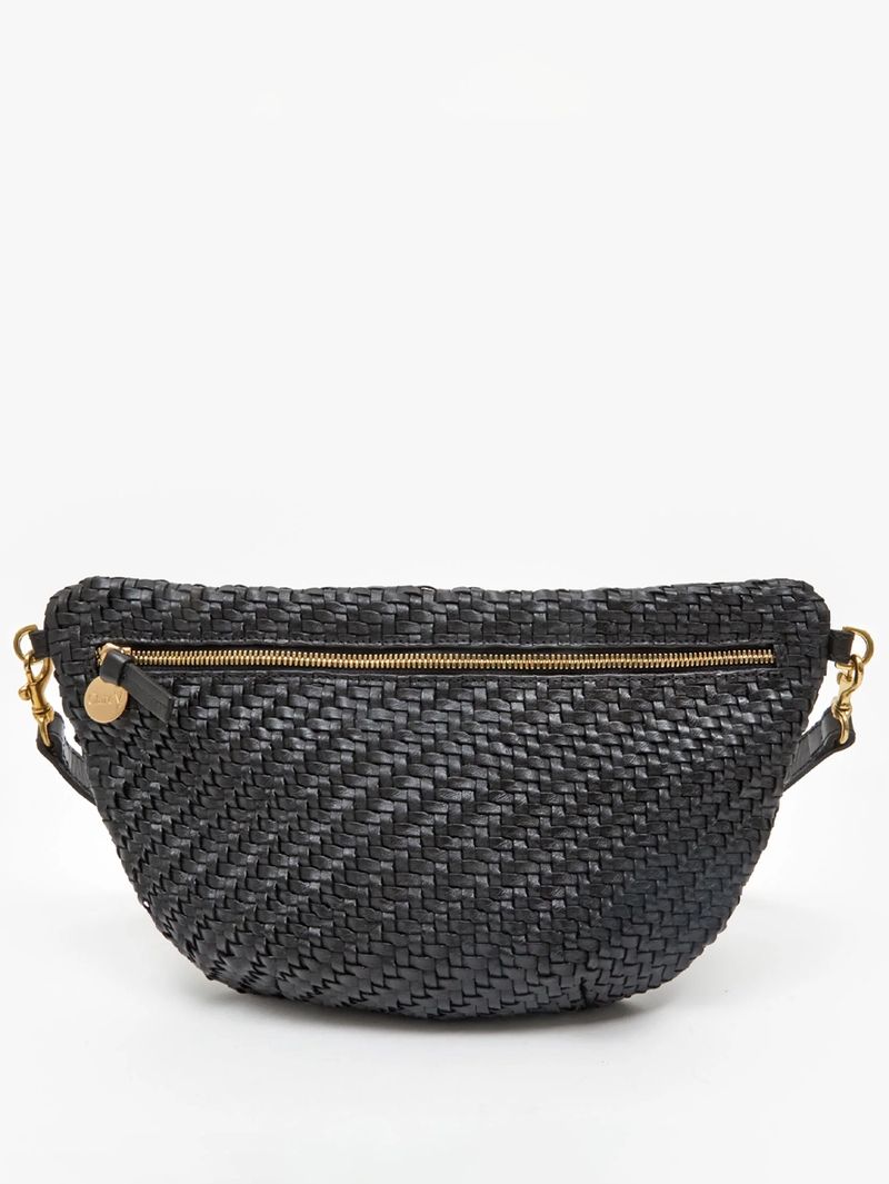 Black Woven Zig Zag Grande Fanny