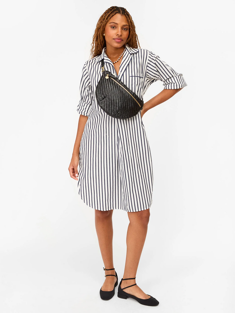 Black Woven Zig Zag Grande Fanny