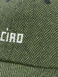 Wool Herringbone Ciao Baseball Hat