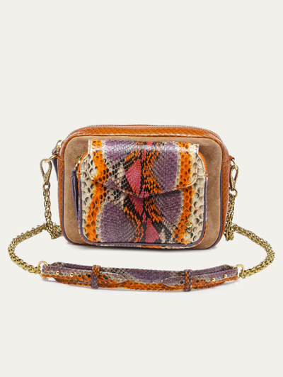 Charly Bag in Rosavande Python