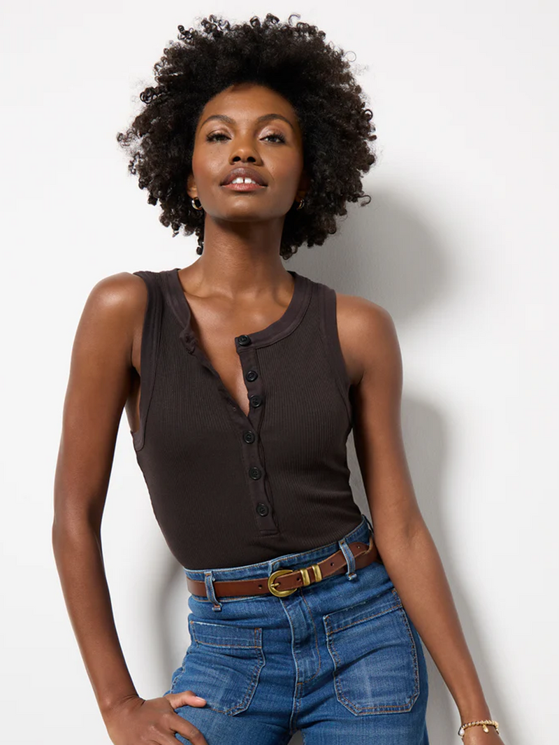 Caralyn Tank in Chocolate