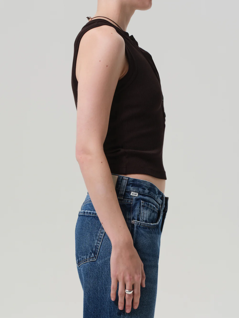 Caralyn Tank in Chocolate