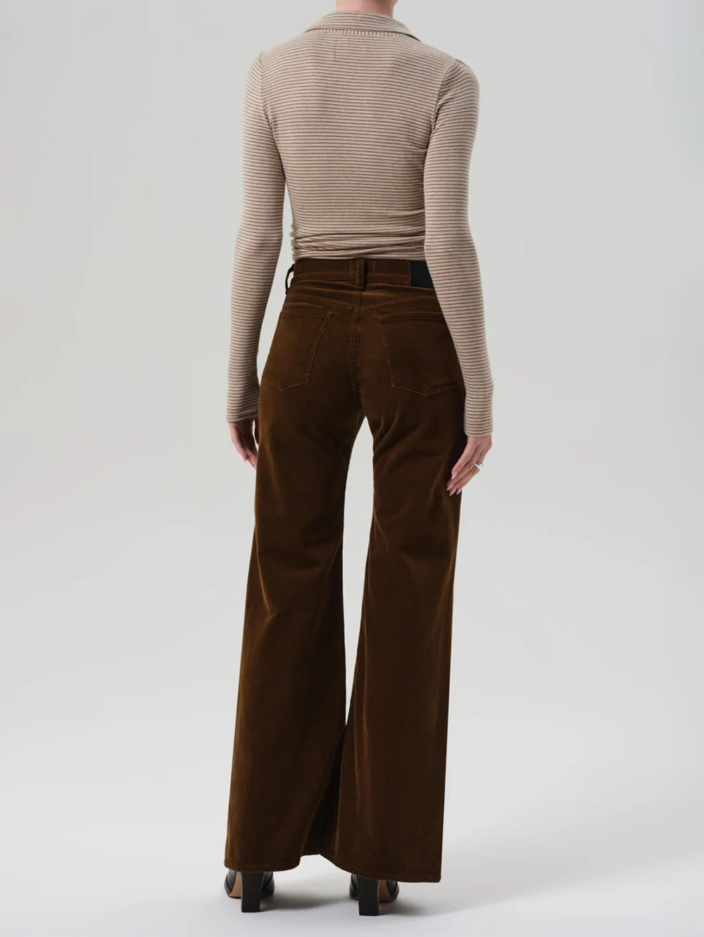 Kimberly Horsebit Corduroy Flare