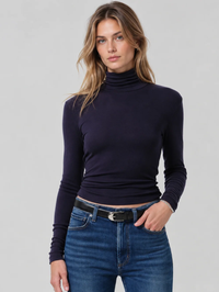 Caradene Turtleneck in Navy