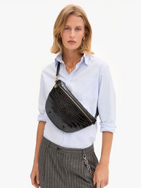 Black Croco Grande Fanny