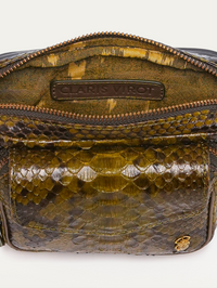 Baby Charly Bag in Kaki Python