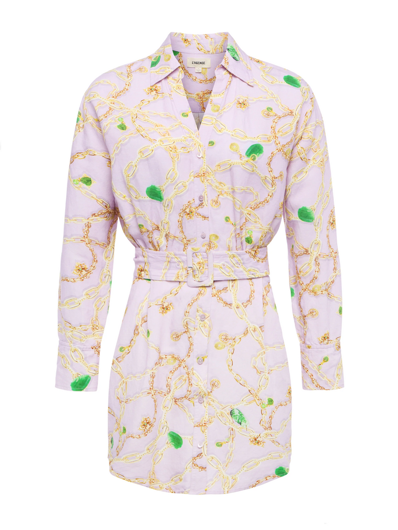Demie Linen-Blend Shirt Dress