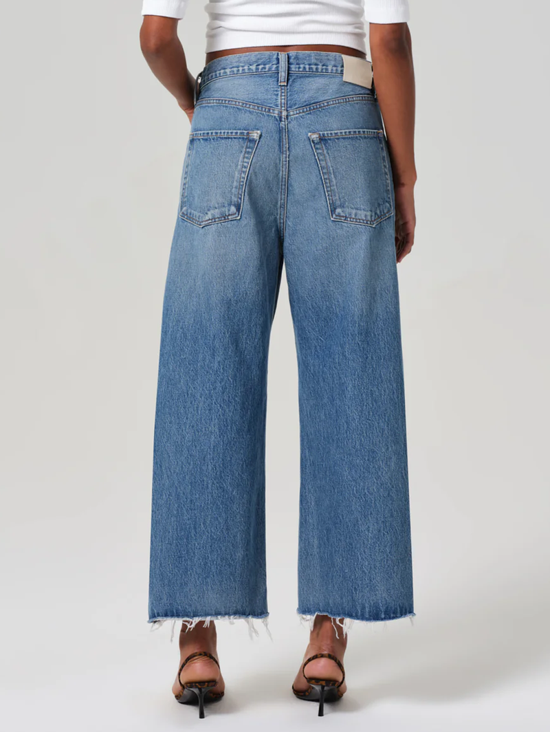 Ayla Raw Hem Crop in Solano