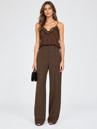 Annabelle Top in Coffee/Black