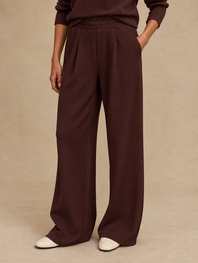 The Extra Wide Leg Pant 29.5 In Deep Mahogany