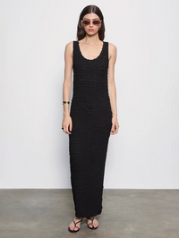 Dimension Tank Maxi Dress in Black by ENZA COSTA-BLACK-AMY Atelier