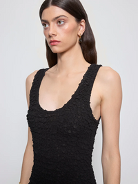 Dimension Tank Maxi Dress in Black by ENZA COSTA - View 3
