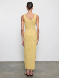 Dimension Tank Maxi Dress in Raffia by ENZA COSTA - View 3