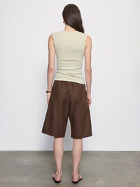 ENZA COSTA Textured Knit Sleeveless U Top in Beach Glass in BEACH GLASS – Image 3