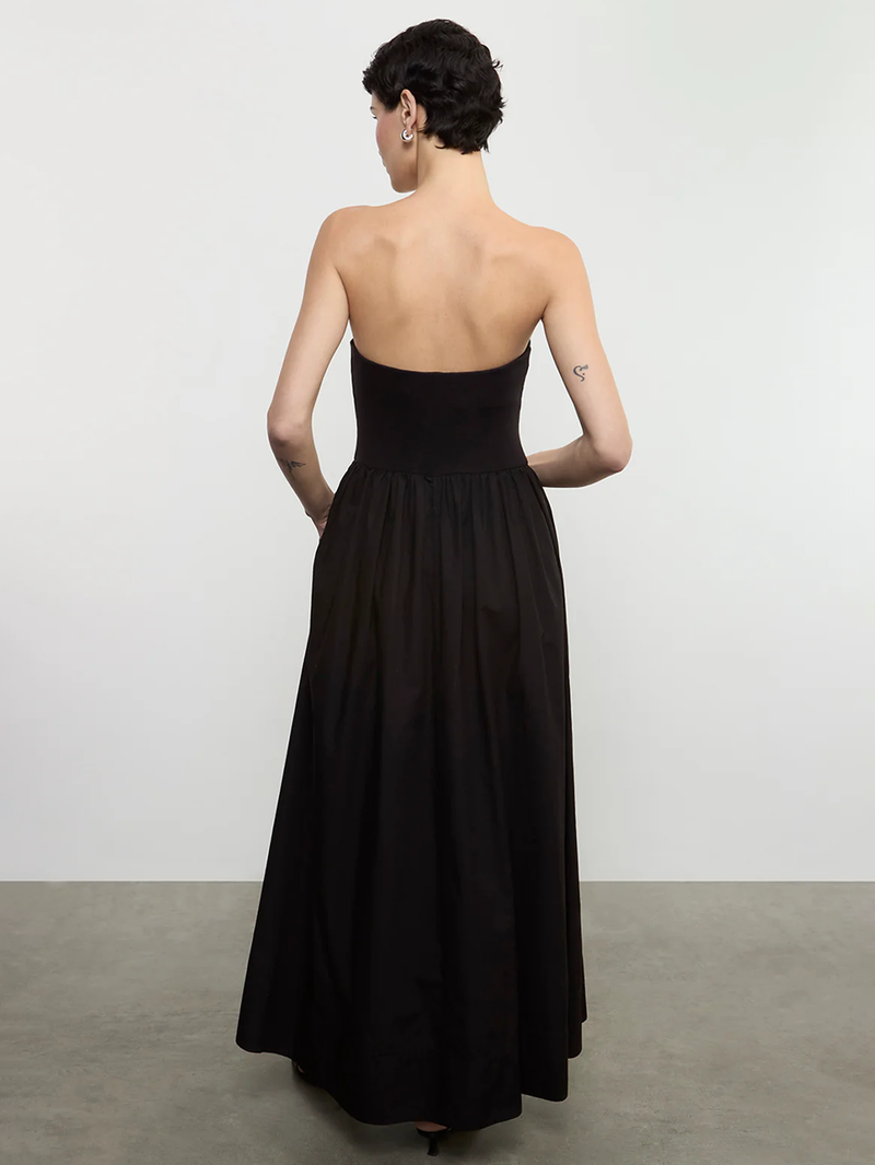 Cotton Resort Strapless Dress