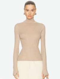 Cashmere Jersey New Classic Turtleneck Sweater
