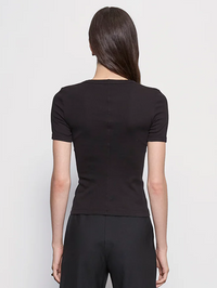 Supima Cotton Perfect Tee in Black
