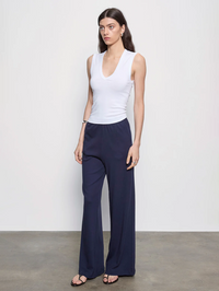 Supima Cotton New Classic Sleeveless V in White