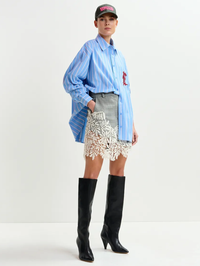 Interior Crochet Miniskirt by ESSENTIEL ANTWERP - View 4