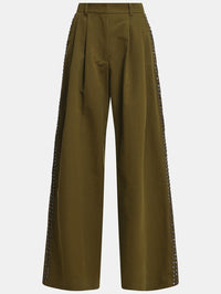 ESSENTIEL ANTWERP Korrupt Studded Pants in Dusty Green in Dusty Green – Image 5