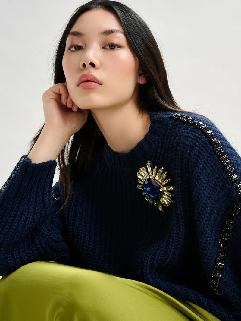 Indsay Embellished Pullover