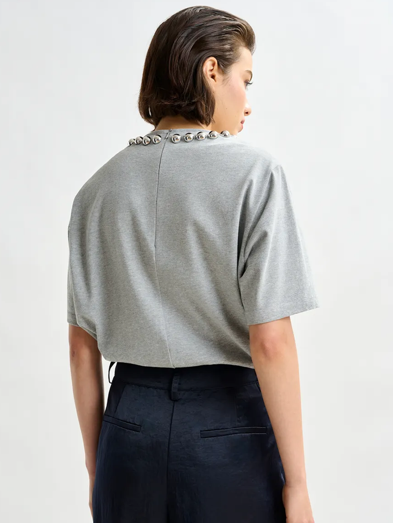 Intenso Silver Beaded Tshirt