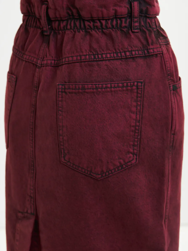 Inclusive Overdyed Denim Skirt