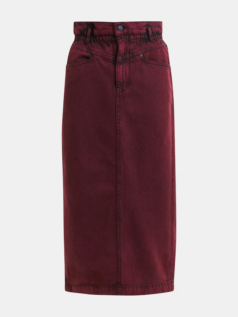 Inclusive Overdyed Denim Skirt