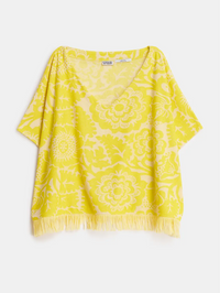 Jorlando Towel Jersey Top in Amalfi Lemon