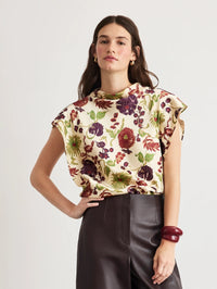 Adrien Top in Cream Multi