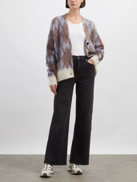 Le Slim Palazzo Jean in Meteor by FRAME - View 3