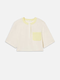 FRAME The Bodega Tee in Lemon Multi in LEMON MULTI – Image 6