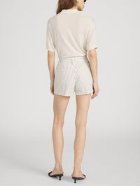 FRAME The Cruise Short in Flax Stripe in FLAX STRIPE – Image 2
