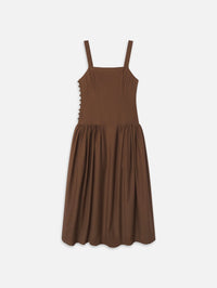FRAME The Garden Dress in Moss – Image 1