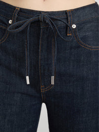 FRAME THE OFF DUTY DRAWSTRING BOW IN RINSE - 5