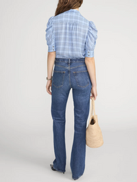 The Plaid Gillian Top by FRAME - View 2