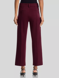The Reboot Crop Trouser in Cabernet by FRAME - View 2