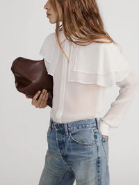 The Silk Cape Blouse